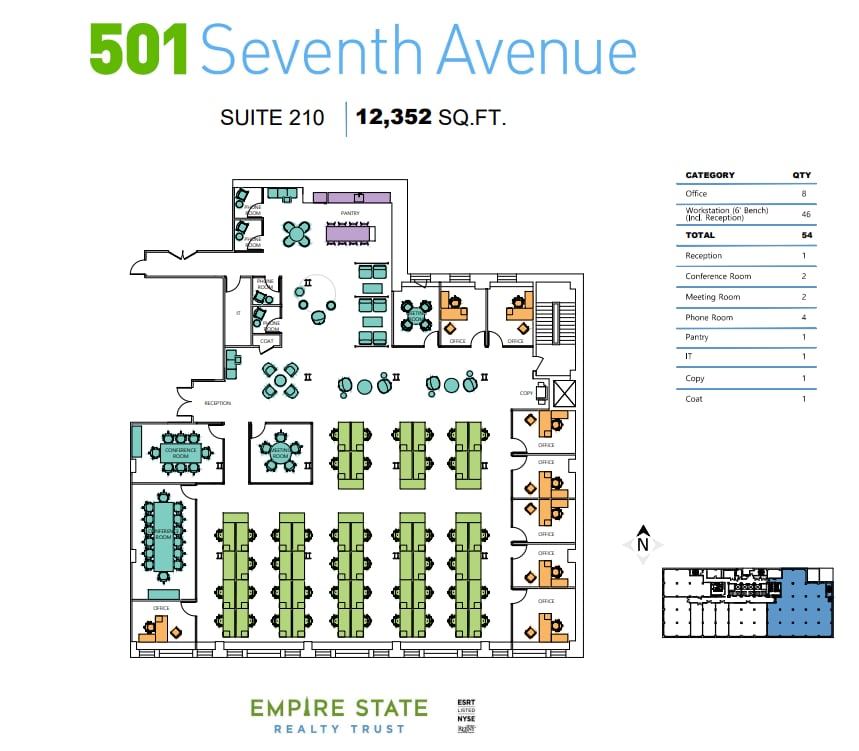 501 Fashion Ave, New York, NY for lease Floor Plan- Image 1 of 1