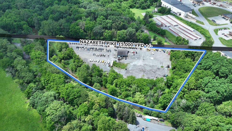 146-154 Nazareth Pike, Bethlehem, PA for sale - Aerial - Image 1 of 6