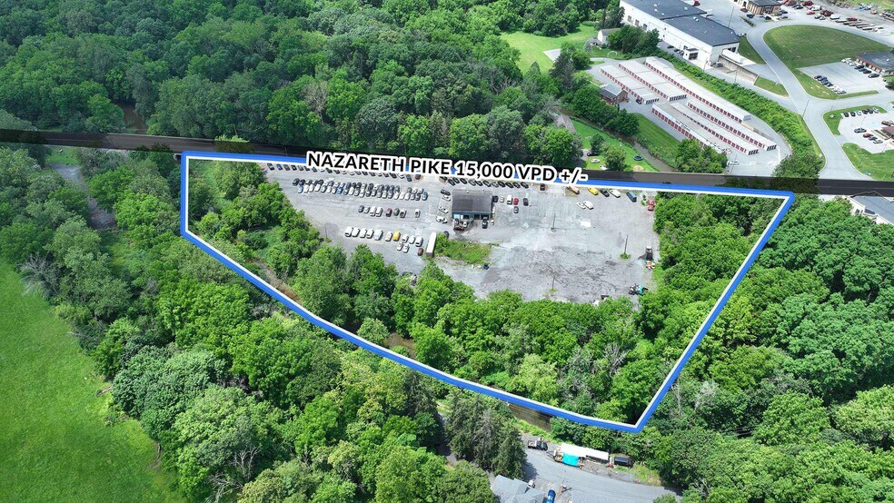 146-154 Nazareth Pike, Bethlehem, PA à vendre - Aérien - Image 1 de 6