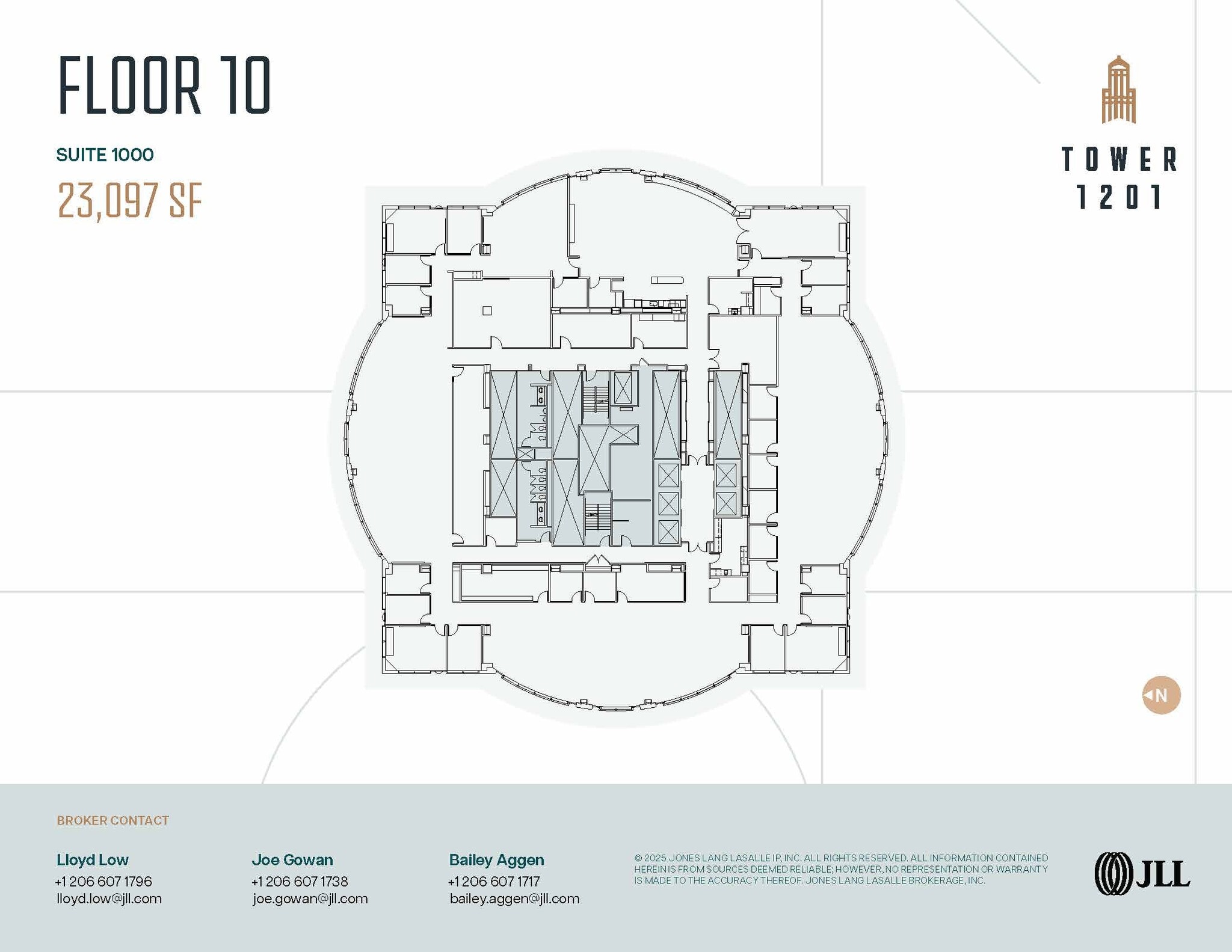 1201 3rd Ave, Seattle, WA for lease Floor Plan- Image 1 of 1
