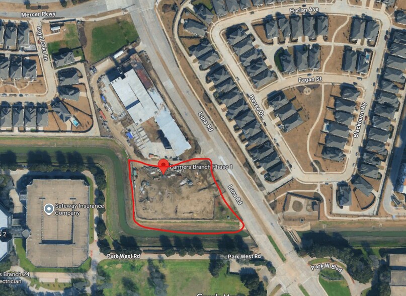 12099 LUNA ROAD-LOT 2, Farmers Branch, TX à vendre - Aérien - Image 2 de 8