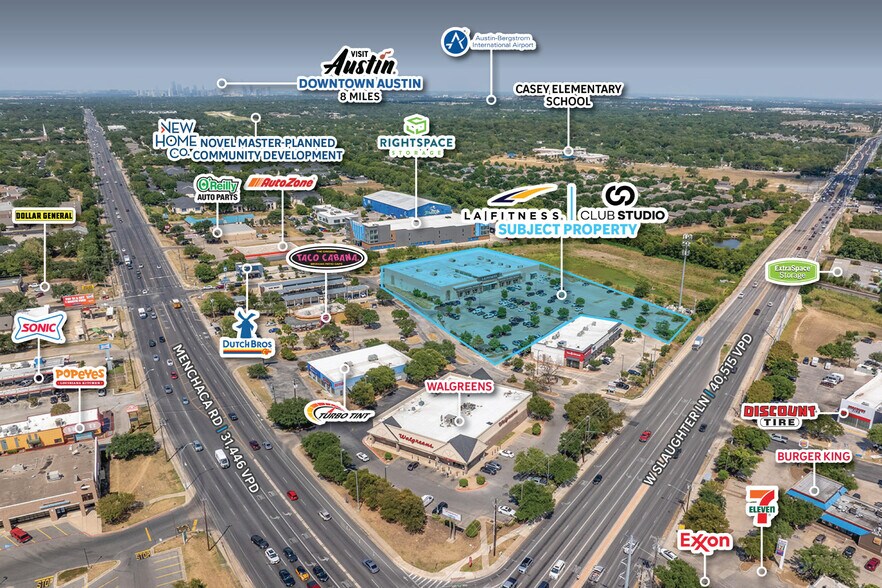 1824 W Slaughter Ln, Austin, TX à vendre - Photo du bâtiment - Image 2 de 8