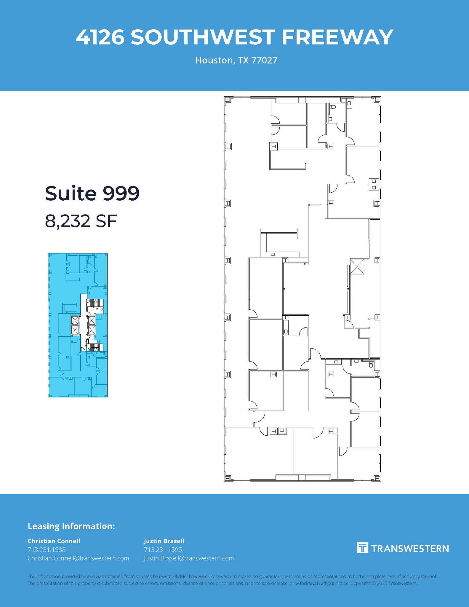 4126 Southwest Fwy, Houston, TX à louer Plan d’étage- Image 1 de 1