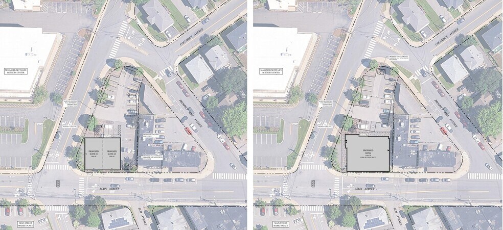 995 Main Street Cor, Waltham, MA à louer - Photo du bâtiment - Image 2 de 9