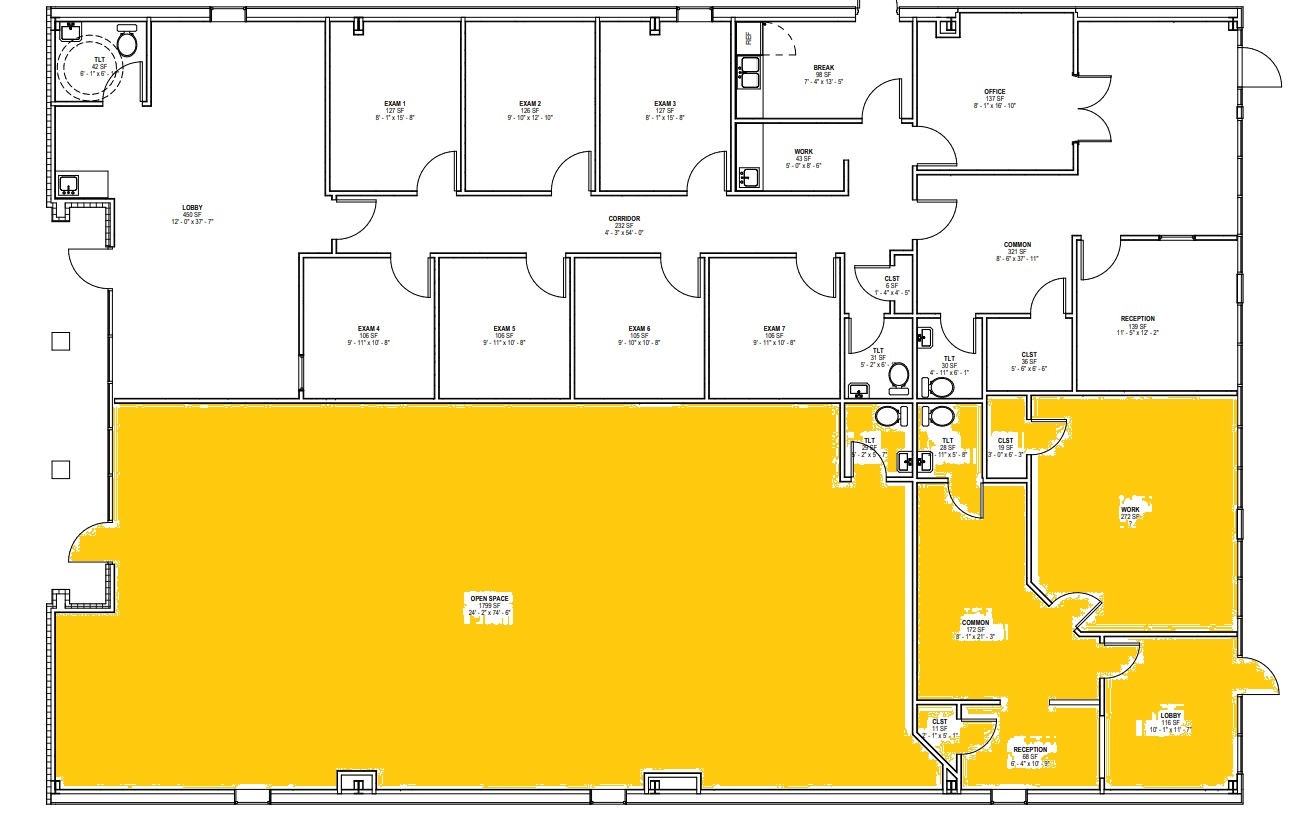 2016 N Westwood Blvd, Poplar Bluff, MO for lease Floor Plan- Image 1 of 15