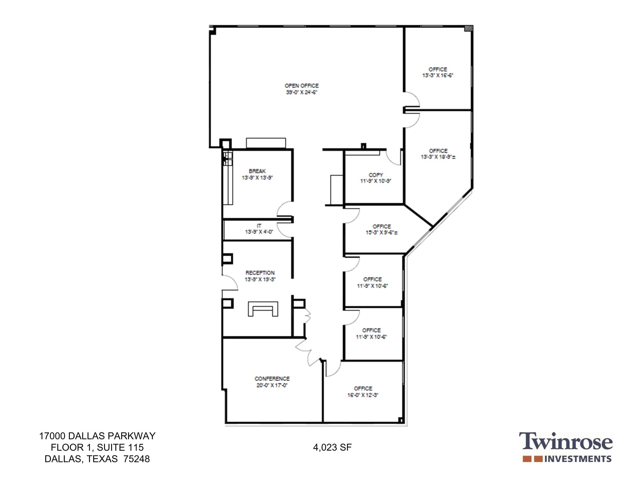 17000 Dallas Pkwy, Dallas, TX à louer Plan de site- Image 1 de 1