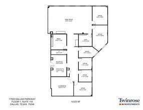 17000 Dallas Pkwy, Dallas, TX à louer Plan de site- Image 1 de 1
