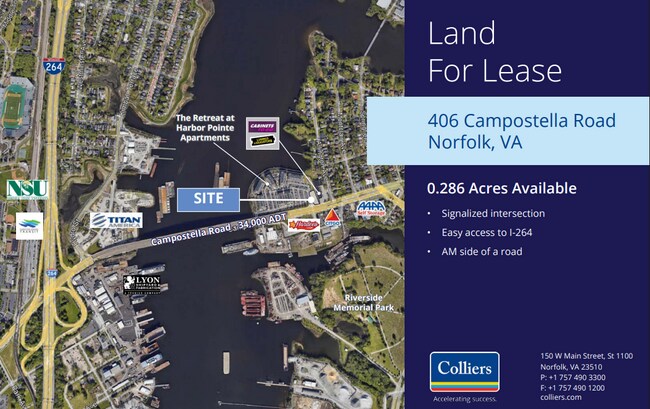 More details for 406 Campostella Rd, Norfolk, VA - Land for Lease