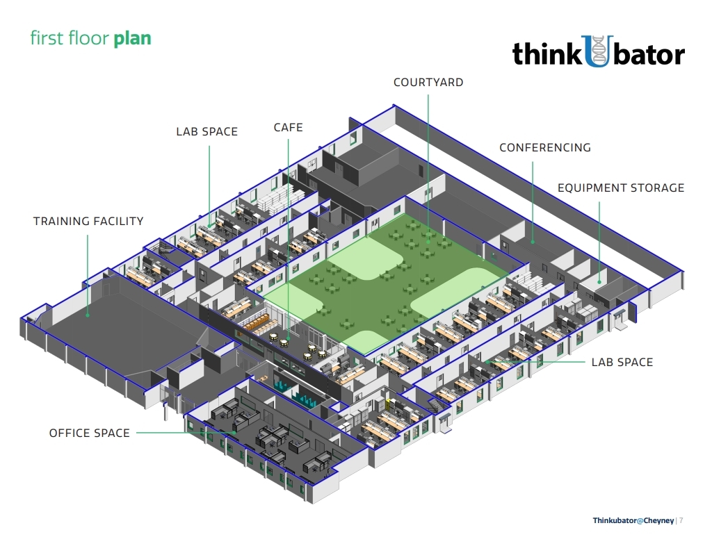 ThinkUbator at Cheyney University, Cheyney, PA for lease Floor Plan- Image 1 of 1