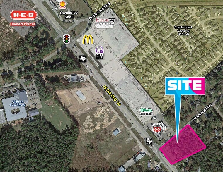 FM 1314 & Timberland Blvd, Porter, TX à vendre - Photo principale - Image 1 de 3