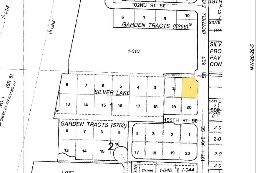 10410 19th Ave, Everett, WA à louer - Plan cadastral - Image 2 de 2