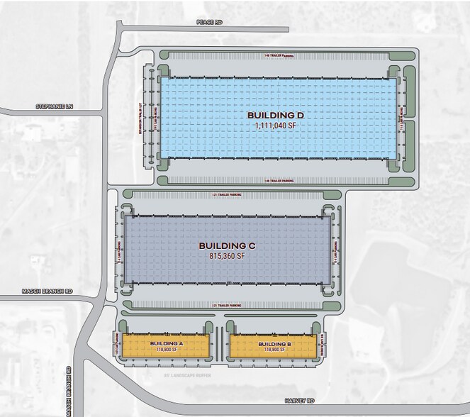 Masch Branch Rd, Denton, TX à louer - Plan de site - Image 3 de 3