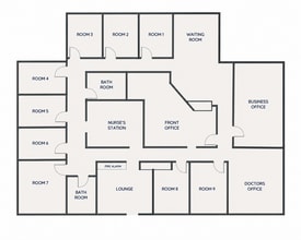 6820 Parkdale Pl, Indianapolis, IN for lease Floor Plan- Image 1 of 1