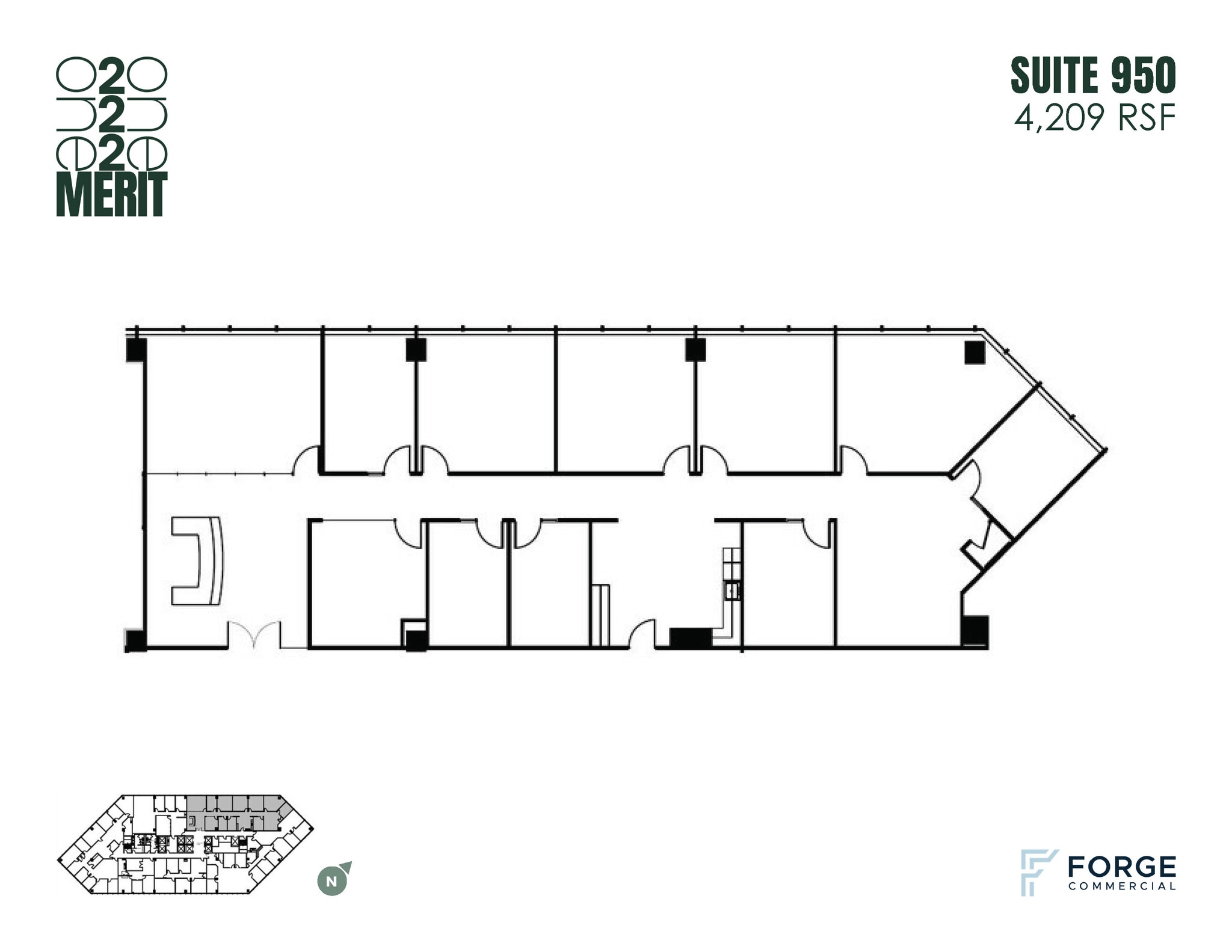 12221 Merit Dr, Dallas, TX à louer Plan d’étage- Image 1 de 1