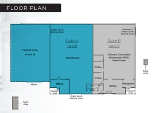 975 Rancheros Dr, San Marcos, CA à louer Plan d’étage- Image 2 de 2