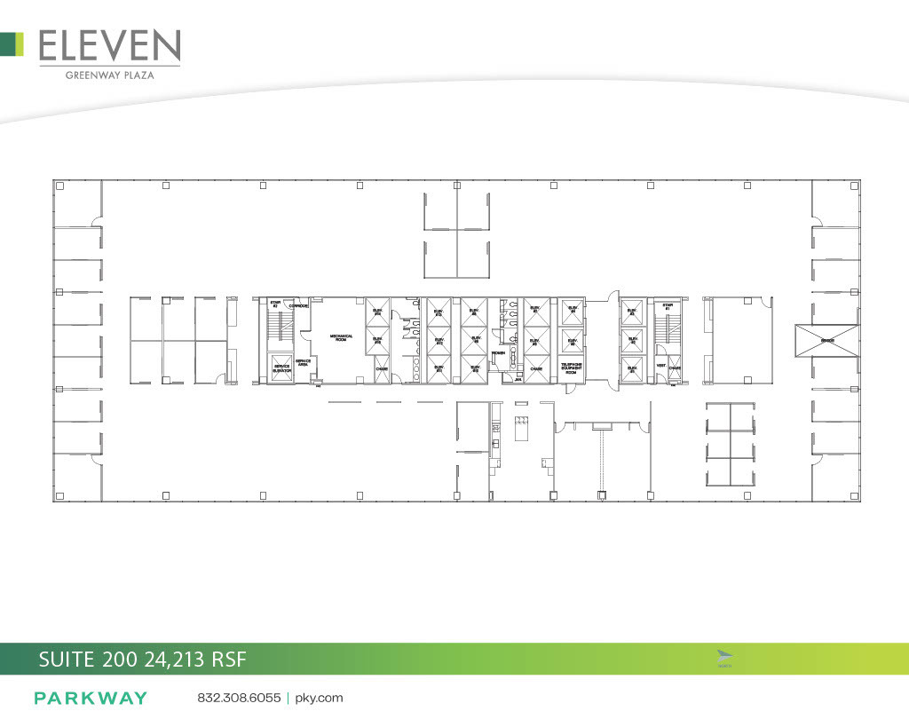 11 Greenway Plz, Houston, TX à louer Plan d  tage- Image 1 de 1