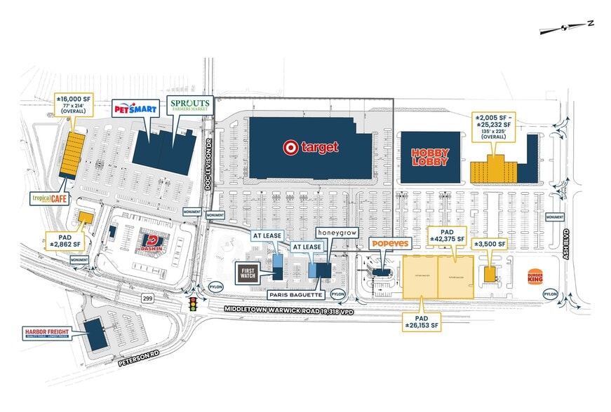 Route 301, Middletown, DE for lease - Site Plan - Image 3 of 9
