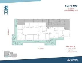 2445 M St NW, Washington, DC à louer Plan d’étage- Image 1 de 1