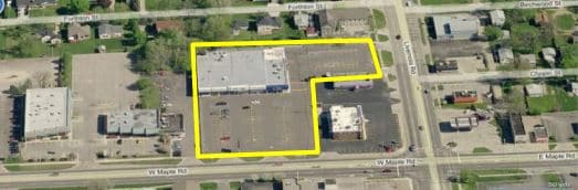 72-88 W Maple Rd, Troy, MI for lease - Aerial - Image 3 of 9