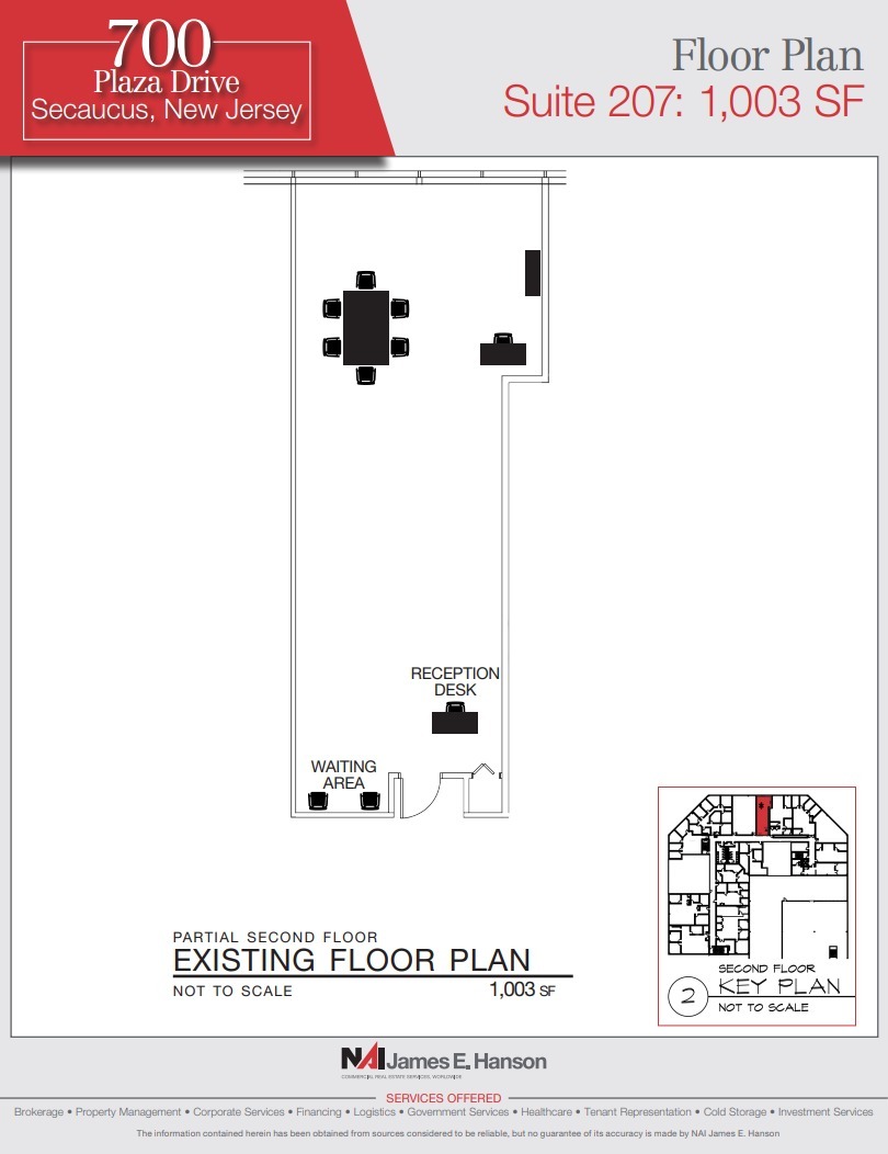 700 Plaza Dr, Secaucus, NJ à louer Plan d’étage- Image 1 de 1