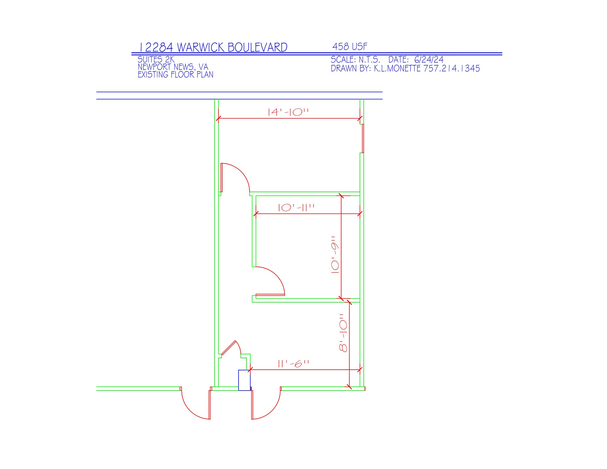 12284 Warwick Blvd, Newport News, VA à louer Plan de site- Image 1 de 6