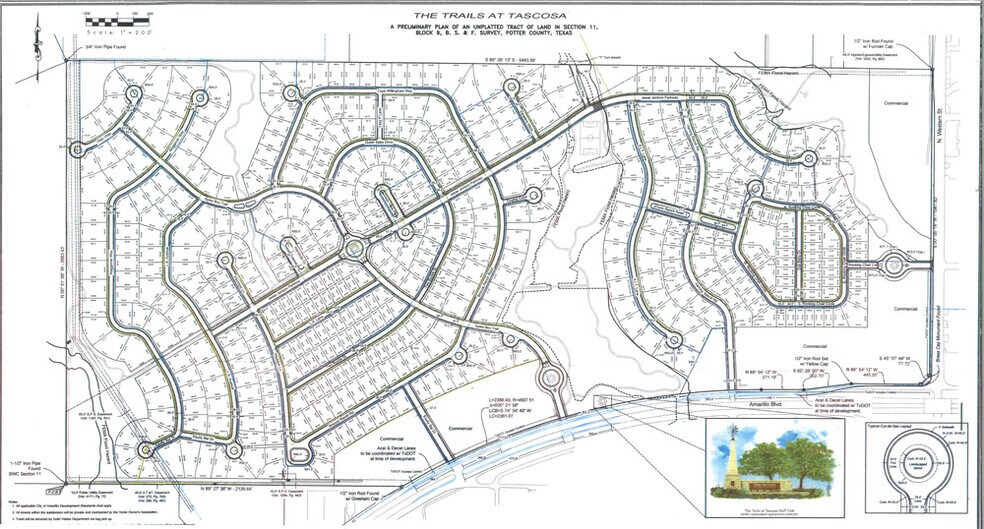 Amarillo Blvd, Amarillo, TX for sale - Site Plan - Image 2 of 2