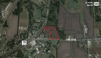 Plus de détails pour 15689 Fm 1778, Farmersville, TX - Terrain à vendre