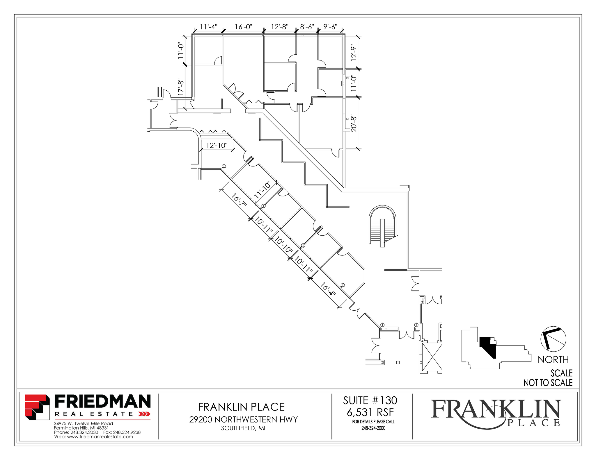 29200 Northwestern Hwy, Southfield, MI for lease Floor Plan- Image 1 of 1