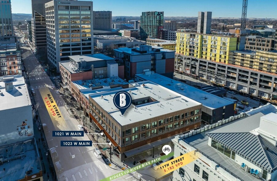 1025 W Main St, Boise, ID à louer - Aérien - Image 3 de 3