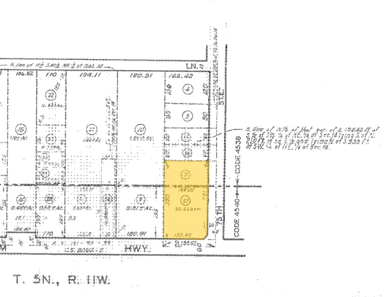35234 75th St, Littlerock, CA à vendre - Plan cadastral - Image 1 de 2