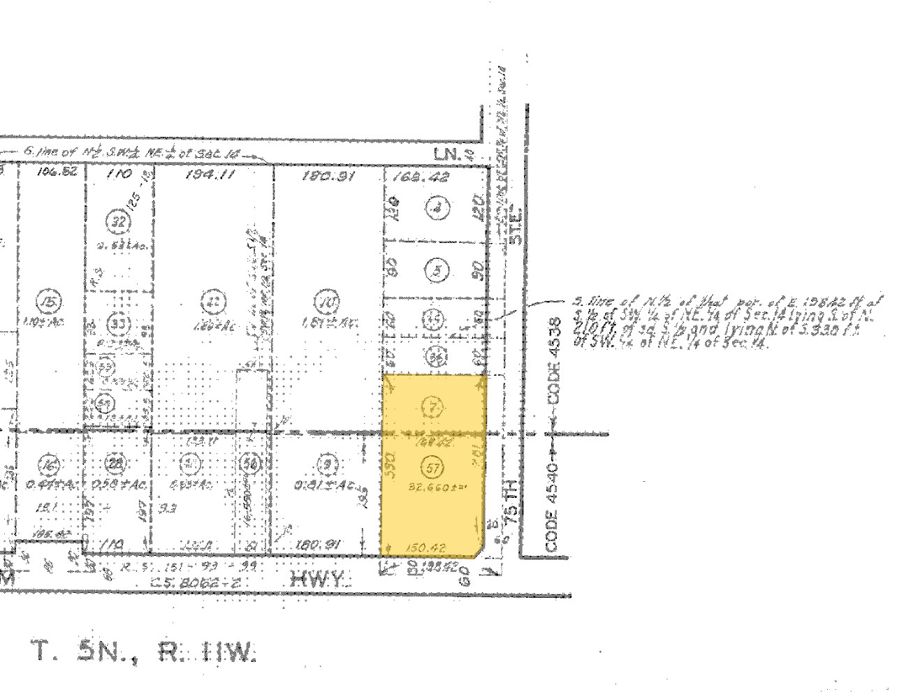 35234 75th St, Littlerock, CA for sale Plat Map- Image 1 of 3