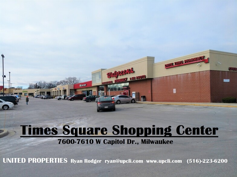 7600-7610 W Capitol Dr, Milwaukee, WI à louer - Photo du bâtiment - Image 1 de 11