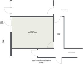 555 S Industrial Dr, Hartland, WI à louer Plan d’étage- Image 1 de 1
