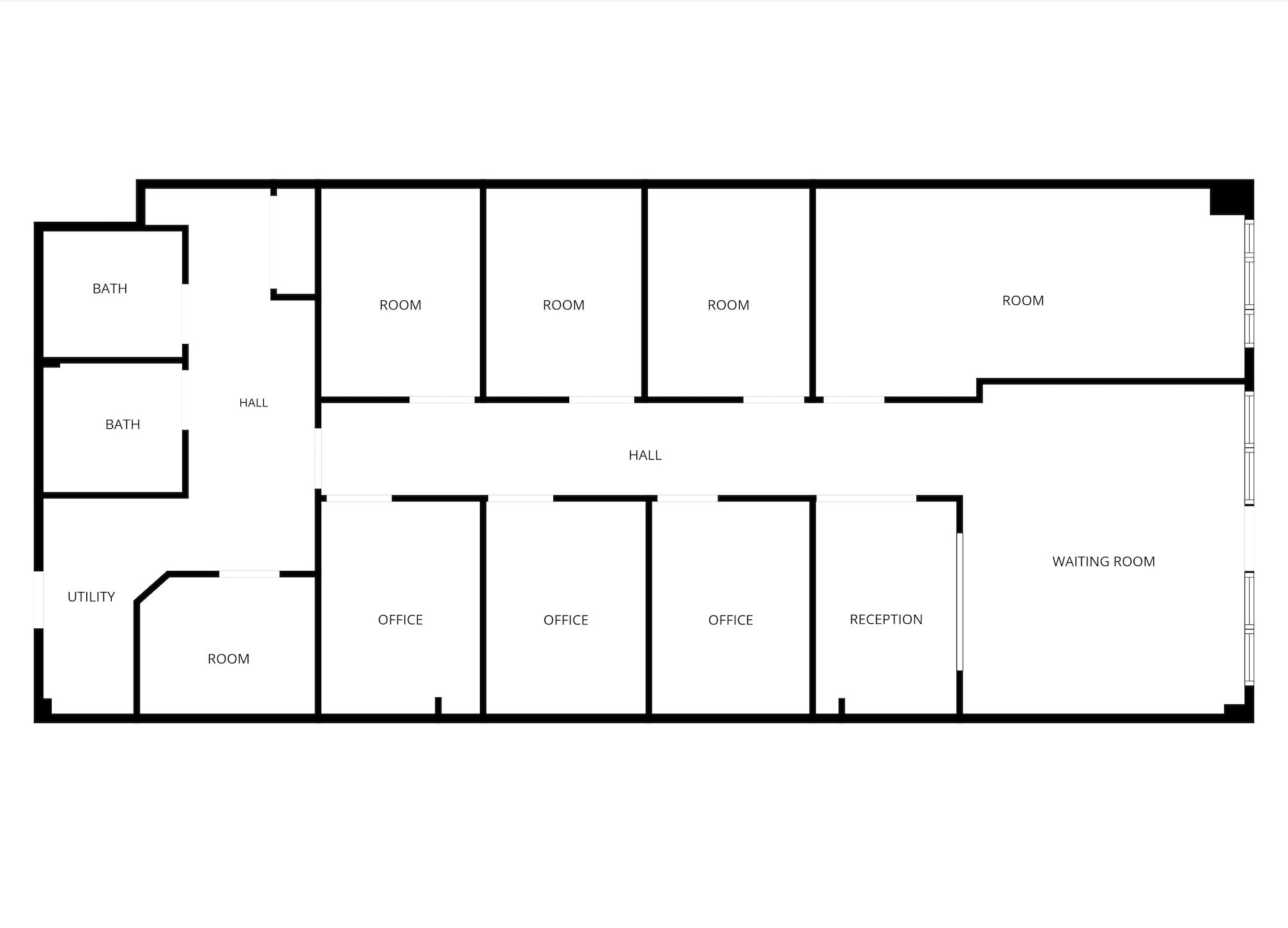 625 Mount Clinton Pike, Harrisonburg, VA à louer Plan d’étage- Image 1 de 1