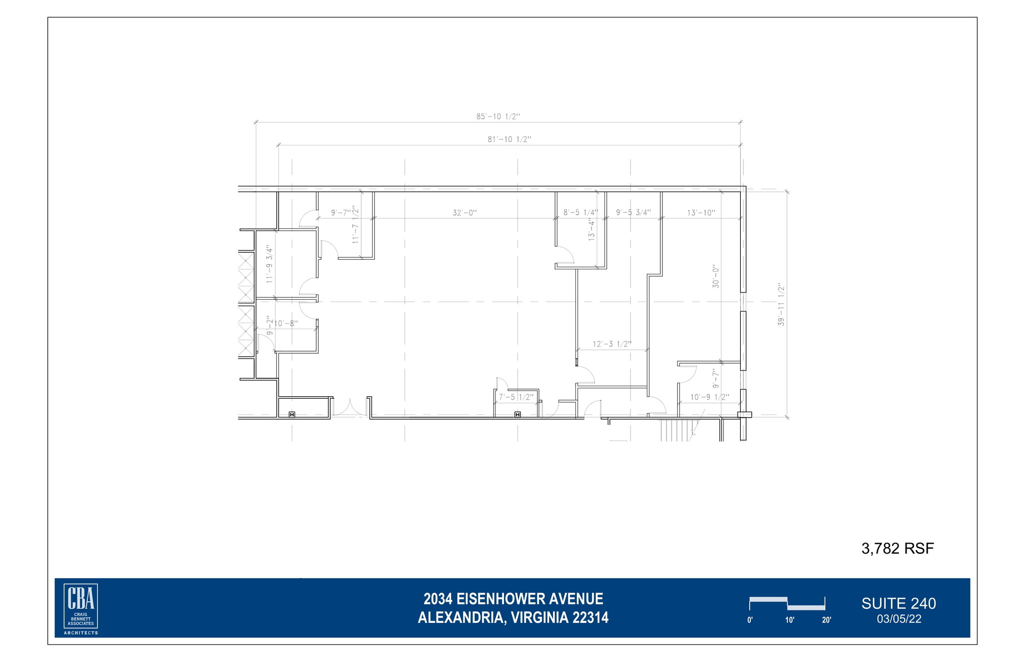 2034 Eisenhower Ave, Alexandria, VA à louer Plan d  tage- Image 1 de 1