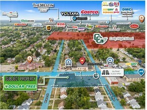 18611 Joy Rd, Detroit, MI - Aérien Vue de la carte
