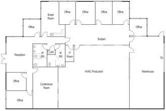 8291 Aero Pl, San Diego, CA à louer Plan d’étage- Image 1 de 1