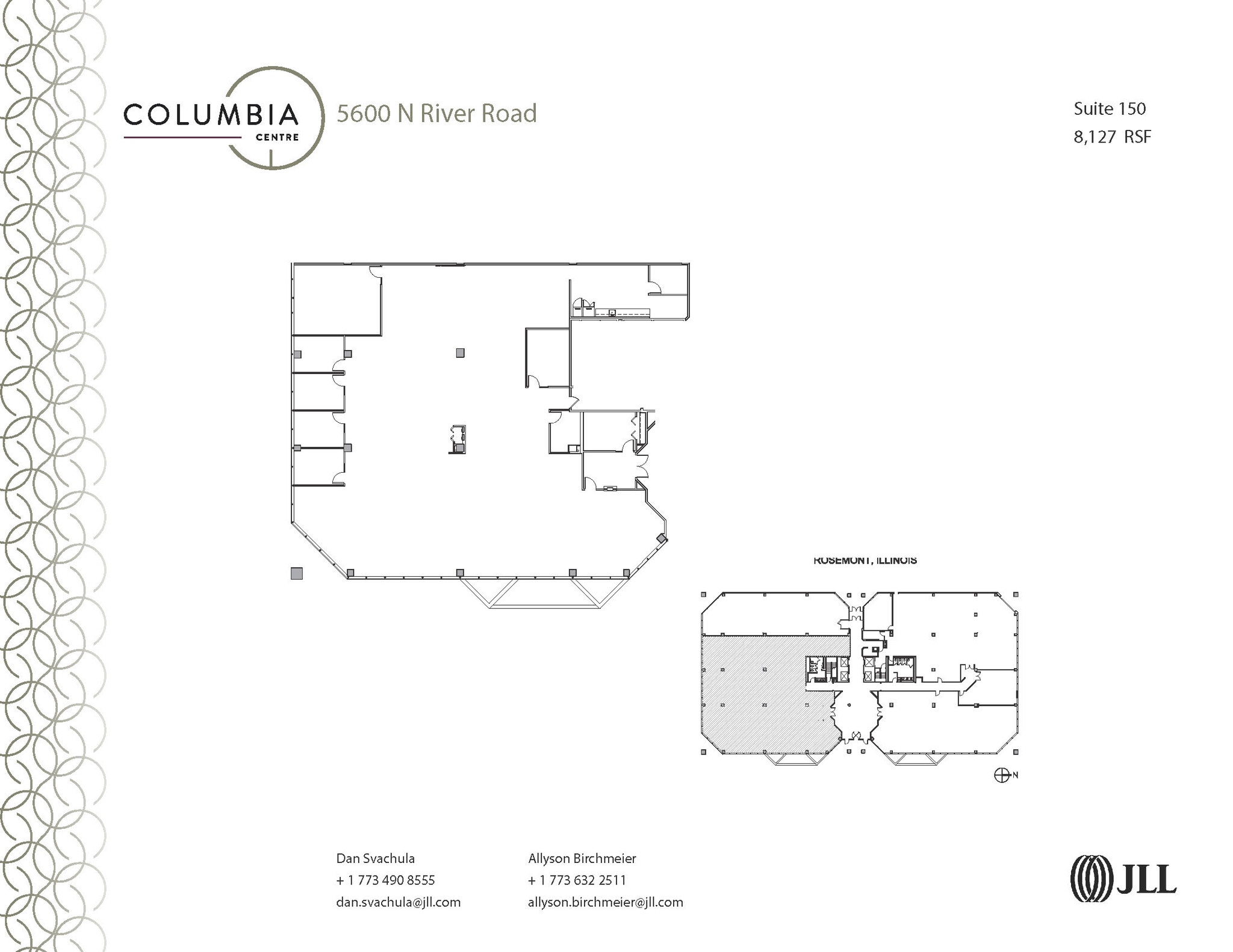 5600 N River Rd, Rosemont, IL for lease Floor Plan- Image 1 of 1