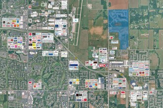 2621 N Greenwich Rd, Wichita, KS - Aérien  Vue de la carte
