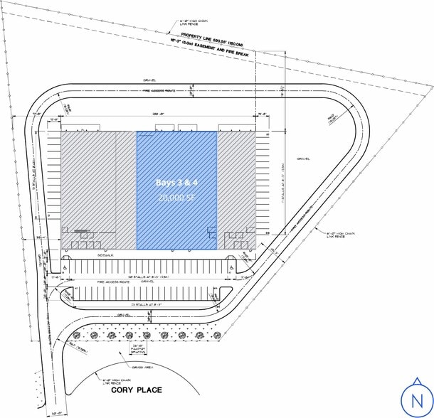 6 Cory Pl, Corman Park No 344, SK for lease - Site Plan - Image 1 of 1