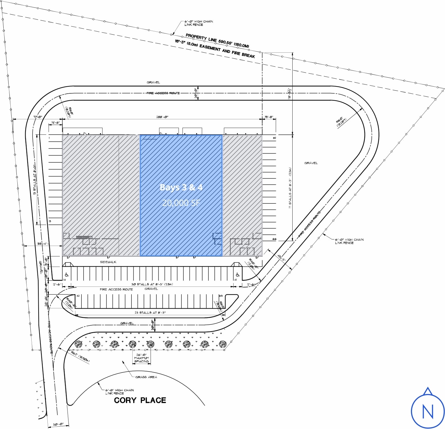 6 Cory Pl, Corman Park No 344, SK for lease Site Plan- Image 1 of 2