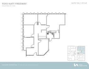 9545 Katy Fwy, Houston, TX for lease Floor Plan- Image 1 of 1