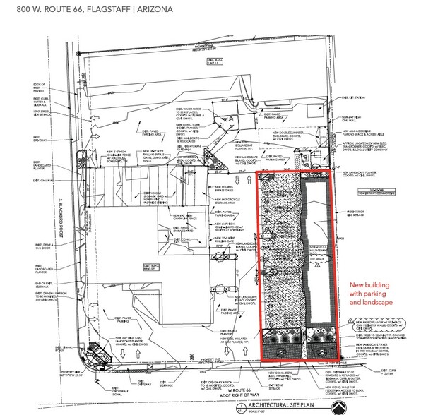 800 W Route 66, Flagstaff, AZ à louer - Plan de site - Image 2 de 4