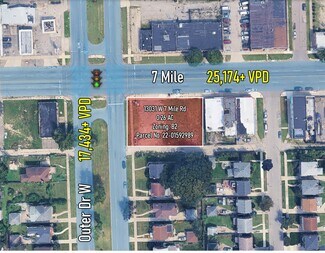 Plus de détails pour 13031 W 7 Mile Rd, Detroit, MI - Terrain à vendre