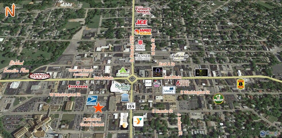 111 W Lincoln St, Belleville, IL for lease - Building Photo - Image 2 of 4