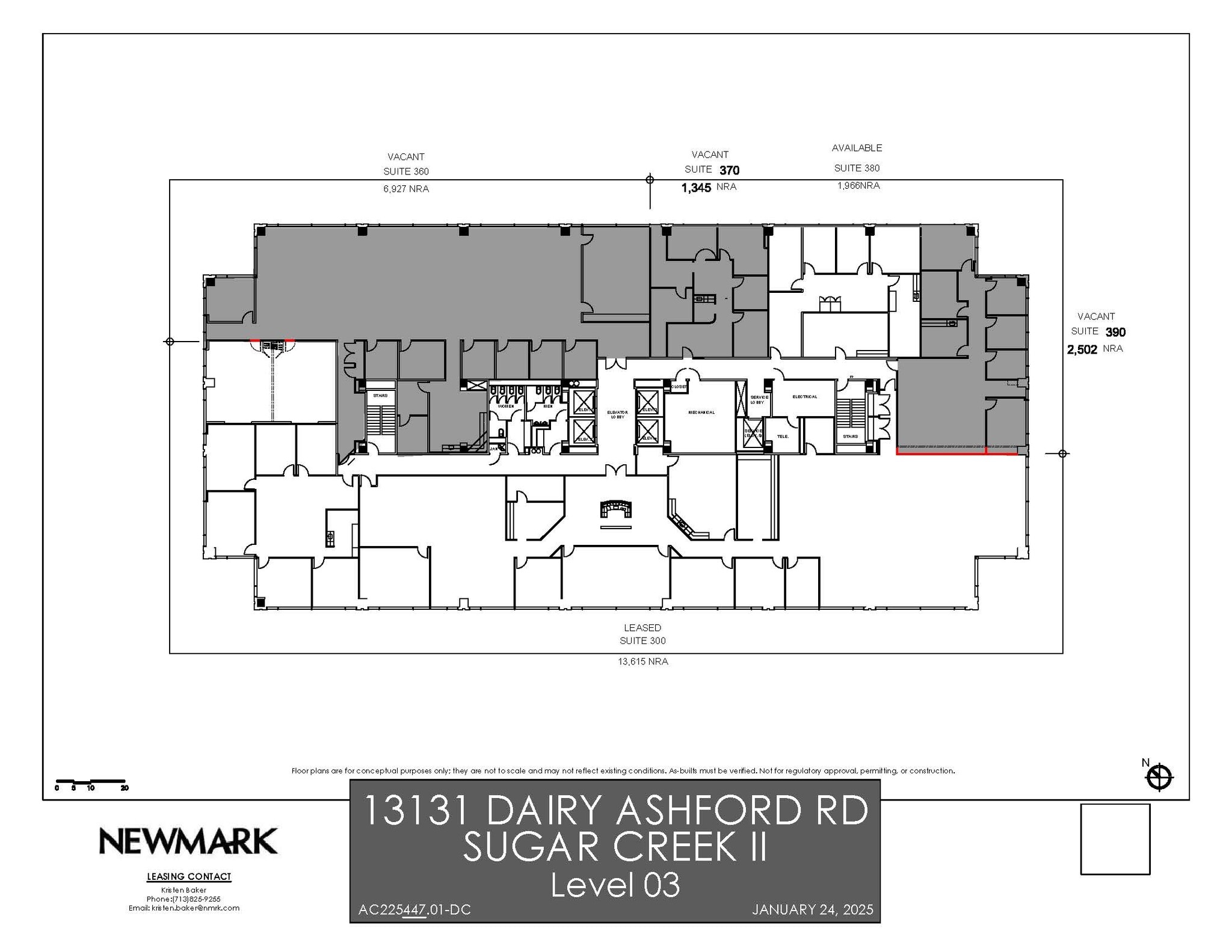 13131 Dairy Ashford Rd, Sugar Land, TX à louer Plan d’étage- Image 1 de 1