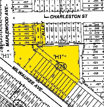2053 N Milwaukee Ave, Chicago, IL à louer - Plan cadastral - Image 3 de 4