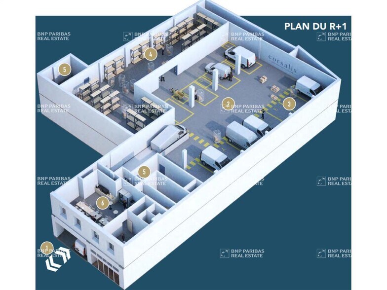 Industriel dans Marseille à louer - Plan d’étage - Image 3 de 12