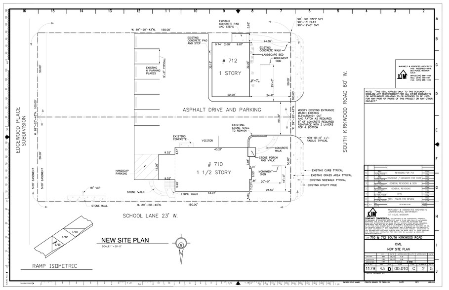 712 S Kirkwood Rd, Kirkwood, MO for sale - Site Plan - Image 3 of 3