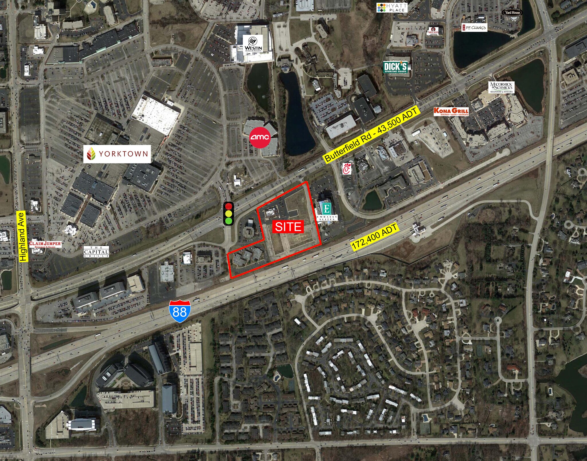 611 Butterfield Rd, Lombard, IL for sale Aerial- Image 1 of 2